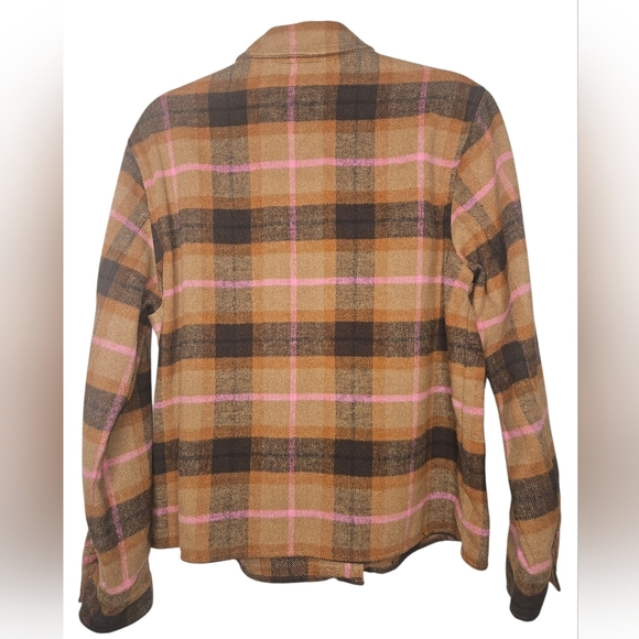 BB Dakota Steve Madden Plaid Shacket, Size Large, EUC - Picture 5 of 10